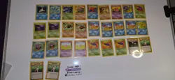 Pokemon Fossil Set Lot (29 Cards) – Holo Lapras, Articuno – WOTC 1999 LP - Image 1