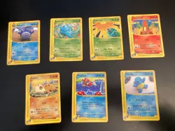 Lot of *7* Common/Uncommon Pokemon Expedition: #89,94,95,98,103,118,131 *NM/NM-* - Image 1