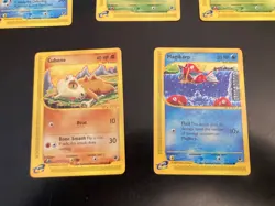 Lot of *7* Common/Uncommon Pokemon Expedition: #89,94,95,98,103,118,131 *NM/NM-* - Image 4