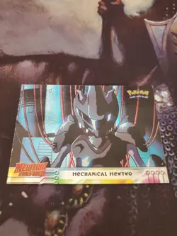 Pokemon Card - Mechanical Mewtwo Holo Foil Topps The First Movie (1999) - LP - Image 1