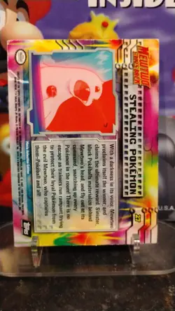 MEWTWO Strikes Back POKEMON "Stealing Pokemon" Holo Foil TOPPS Trading Card #27 - Image 2