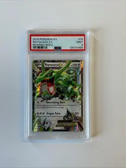 Pokemon TCG Rayquaza EX 75/108 - Pokemon XY Roaring Skies PSA 9 - Image 1