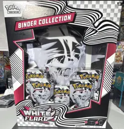 Pokemon Scarlet & Violet White Flare Binder Collection - Image 1