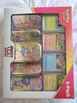 Pokemon Costco Scarlet & Violet 151 Mini Tin 5-pack (Magneton) - Image 1