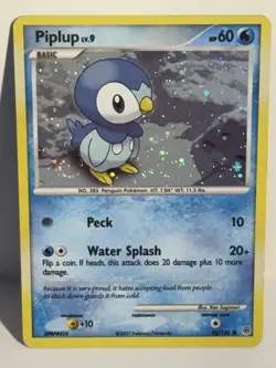 Piplup 93/130 Holo - Diamond and Pearl - Pokemon Card - Image 1