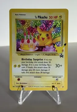 Pokemon ______'s Pikachu Celebrations Classic Collection Holo 24/53 - Image 1