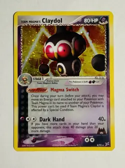 2004 Pokemon Team Magma vs Team Aqua Team Magma's Claydol #8/95 - Image 1