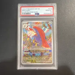 2024 Pokemon English Braviary Illustration Rare Holo 214/191 PSA 10 GEM MINT - Image 1