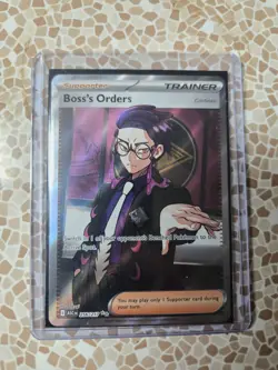 Boss's Orders 256/217 Full Art Ultra Rare Pokemon TCG Ascended Heroes - Image 1