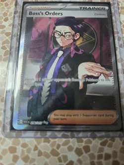 Boss's Orders 256/217 Full Art Ultra Rare Pokemon TCG Ascended Heroes - Image 3