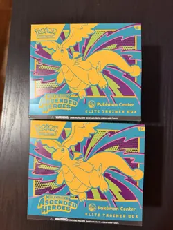 2x Ascended Heroes Pokemon Center ETBs SEALED In Hand - Image 5