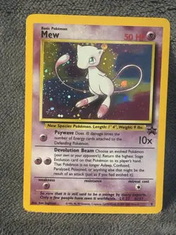 Pokemon Mew Holo Black Star Promos 1st Edition Wizards Black Star Promos - Image 1