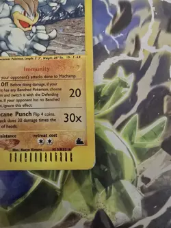 2003 POKEMON Skyridge Holo Rare Machamp H15/H32 - Image 4