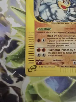 2003 POKEMON Skyridge Holo Rare Machamp H15/H32 - Image 5