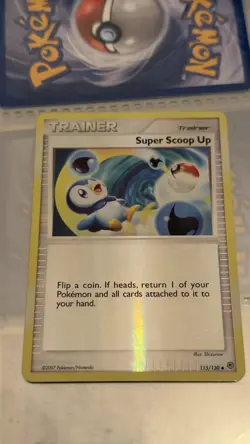 Super Scoop Up 115/130 Reverse Holo DP Diamond Pearl Base Pokemon - Image 1