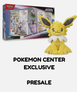 Prismatic Evolutions Premium Figure Collection & Jolteon Plush Pokemon Center-PR - Image 1