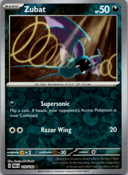 Zubat 110/182 Destined Rivals Reverse Holo Pokemon TCG NM - Image 1