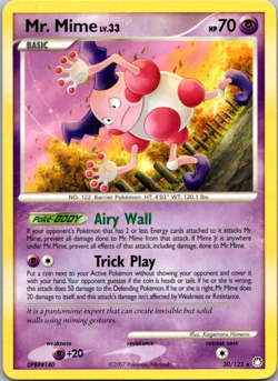 Mr. Mime 30/123 Mysterious Treasures Pokemon TCG LP - Image 1