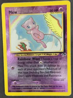 Pokemon Mew TCG 1/18 Southern Islands Reverse Holo Promo SWIRL - Image 1