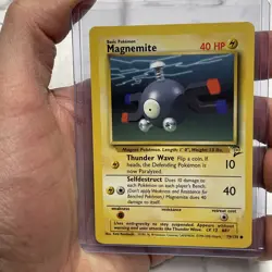 Pokemon TCG Base Set 2 Magnemite 79/130 NM/MT Common Vintage Vtg WOTC Nintendo - Image 1