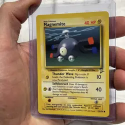 Pokemon TCG Base Set 2 Magnemite 79/130 NM/MT Common Vintage Vtg WOTC Nintendo - Image 2