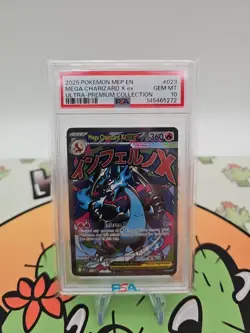 Pokemon ‘Mega Charizard X ex #023’ UPC Black Star Promo PSA 10 - Image 1