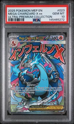 Pokemon ‘Mega Charizard X ex #023’ UPC Black Star Promo PSA 10 - Image 3