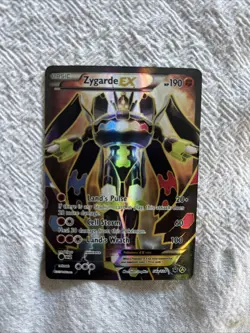 Pokemon TCG Zygarde EX 54a/124 Alternate Art Full Art XY Fates Collide NM/MINT+ - Image 1