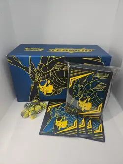 Pokemon Sun & Moon Team Up Elite Trainer Box Empty w/ Dice, Dividers & Sleeves - Image 1