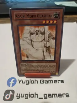 Yu-Gi-Oh Koa Ki Meiru Guardian RGBT 1st Edition Common Light Played - Image 1