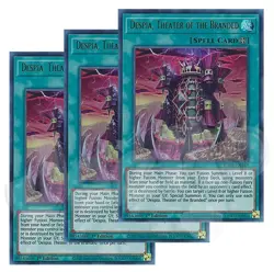 Yugioh Despia Theater of the Branded x 3 1st Edition Ultra Rare NM - Free Holo - Image 1