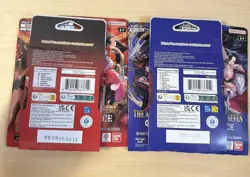 One Piece Sealed Lot 6 Sleeved Booster Packs OP14 x3 - EB-03 x3. - Image 2