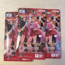 One Piece Heroines - EB-03 -EXTRA BOOSTER -Lot of 3 Sealed Packs English Bandai - Image 1