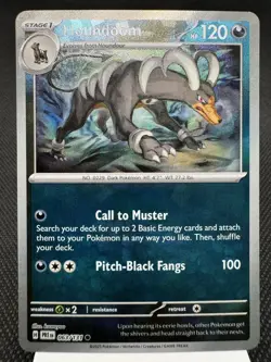Houndoom 063/131 -Pokeball Reverse Holo - Prismatic Evolutions Pokemon Card NM - Image 1