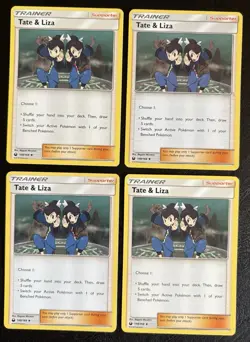 Tate & Liza 148/168 Celestial Storm X4 Trainer Pokemon TCG LP/MP - Image 1