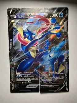 Greninja V-UNION Promo Set (4 Cards) - SWSH Pokemon NM – Black Star Promo - Image 1