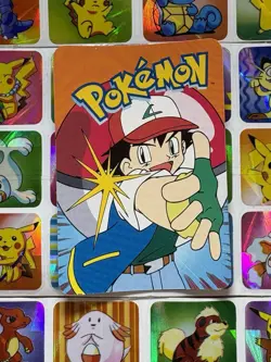 Pokemon 151 Vintage Pocket Monsters Vending HOLO Prism Sticker 2000 Nintendo - Image 5
