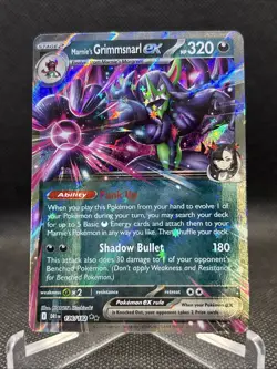 Marnie's Grimmsnarl ex DESTINED RIVALS 136/182 Double Rare Pokemon Card - Image 2