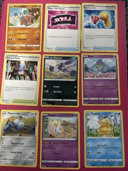 Pokemon TCG Lot of 9 Cards From Various Sets Near Mint Condition - Image 1