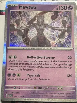 Mewtwo #150/165 SV: Scarlet & Violet 151 Holo Rare Pokemon Card NM - Image 1
