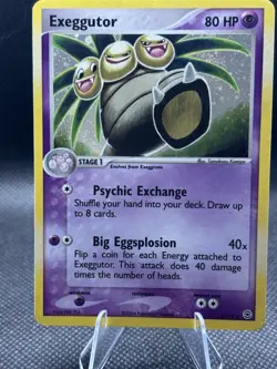 Pokemon Exeggutor 5/112 EX FireRed & LeafGreen Holo Rare 80HP - Image 1