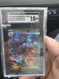 Pokemon 2025 Mega Charizard X ex 125/094 SIR Phantasmal Flames GEM MINT SGC 10 - Image 1