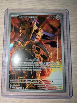 Zamazenta 201/182 - Illustration Rare - Destined Rivals Pokemon SV10 IR NM - Image 1