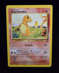 Pokemon TCG - CHARMANDER - 69/130 - UNLIMITED - BASE SET 2 (2000) - WOTC - HP - Image 1