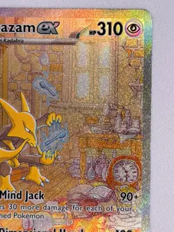 Pokemon TCG Alakazam EX #201/165 - Scarlet & Violet 151 - Holo SIR NM - Image 4