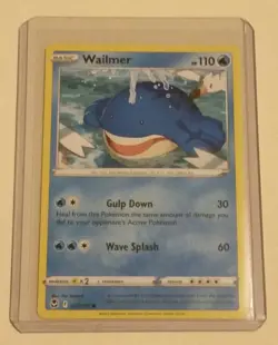 Pokemon TCG Silver Tempest: Wailmer (037/195) - Common - Near Mint - Image 1