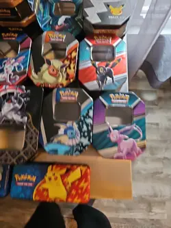 Assorted Pokemon Tins - Empty - Great Condition Lot Of 21 - Image 3