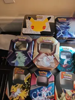 Assorted Pokemon Tins - Empty - Great Condition Lot Of 21 - Image 5