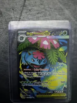 Pokemon TCG Mega Evolutions Mega Venusaur EX 155/132 Ultra Rare NM Pack Fresh - Image 1