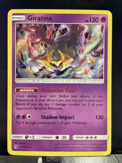 Giratina Holo Rare 97/214 Pokemon TCG Sun & Moon Lost Thunder Holo Rare LP - Image 1
